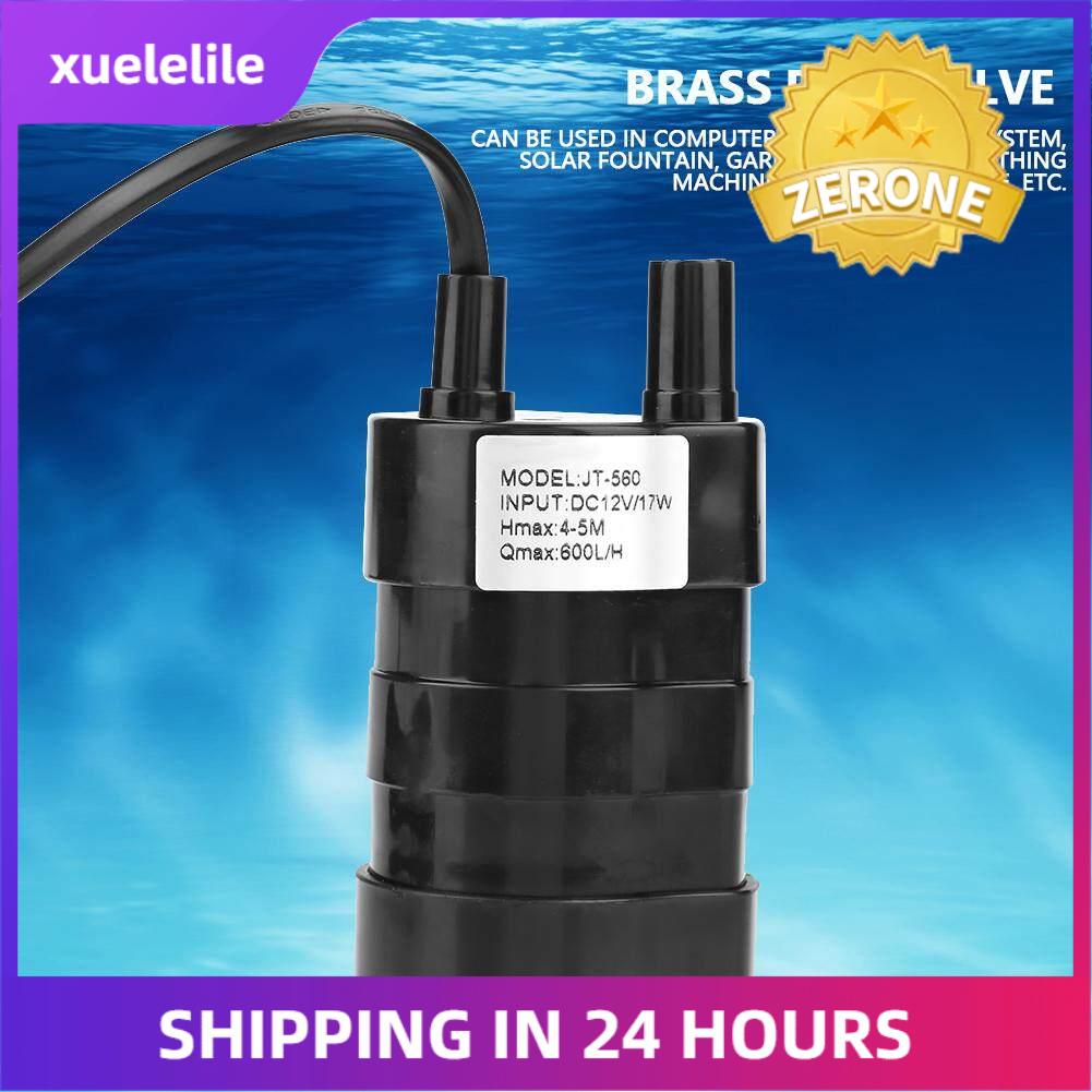 Mini High Hydraulic Head DC Brushless Submersible Water Pump 12V -20℃-90℃