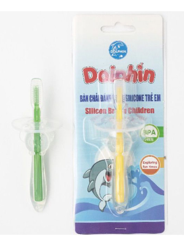 Bàn Chải Đánh Răng Silicone Dolphin