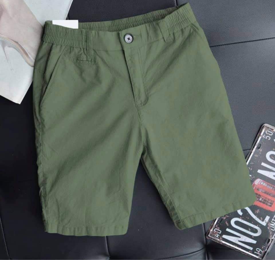 quần short kaki lưng thun cao cấp vải giãn K75