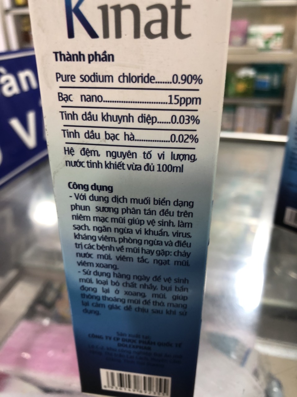 [HCM]KINAT- XỊT RỬA MŨI NGƯỜI LỚN