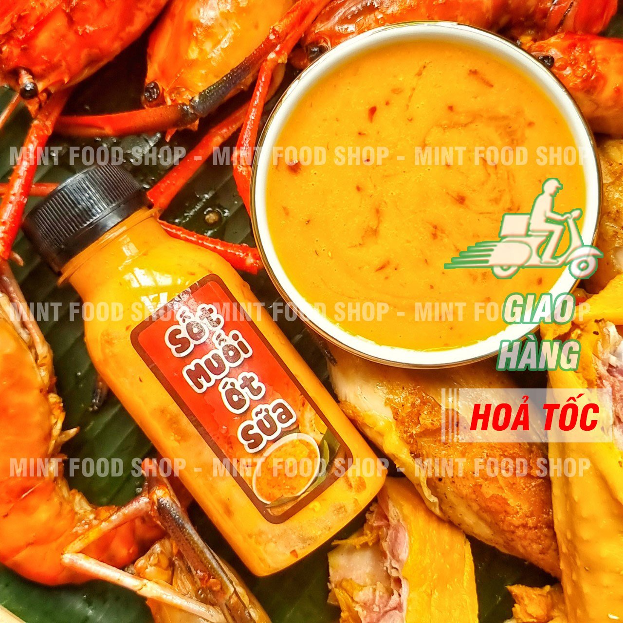 Sốt muối ớt sữa - chai 150gr
