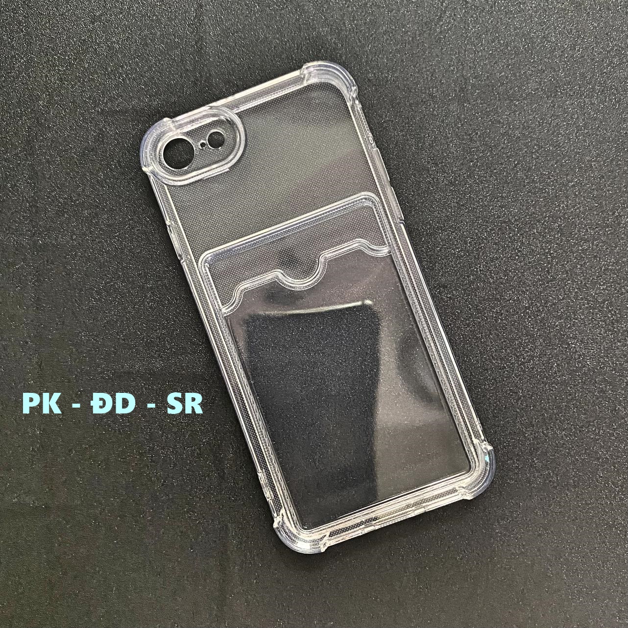 Ốp lưng iphone 7 - 8 - se 2020 dẻo trong chống sốc đựng card