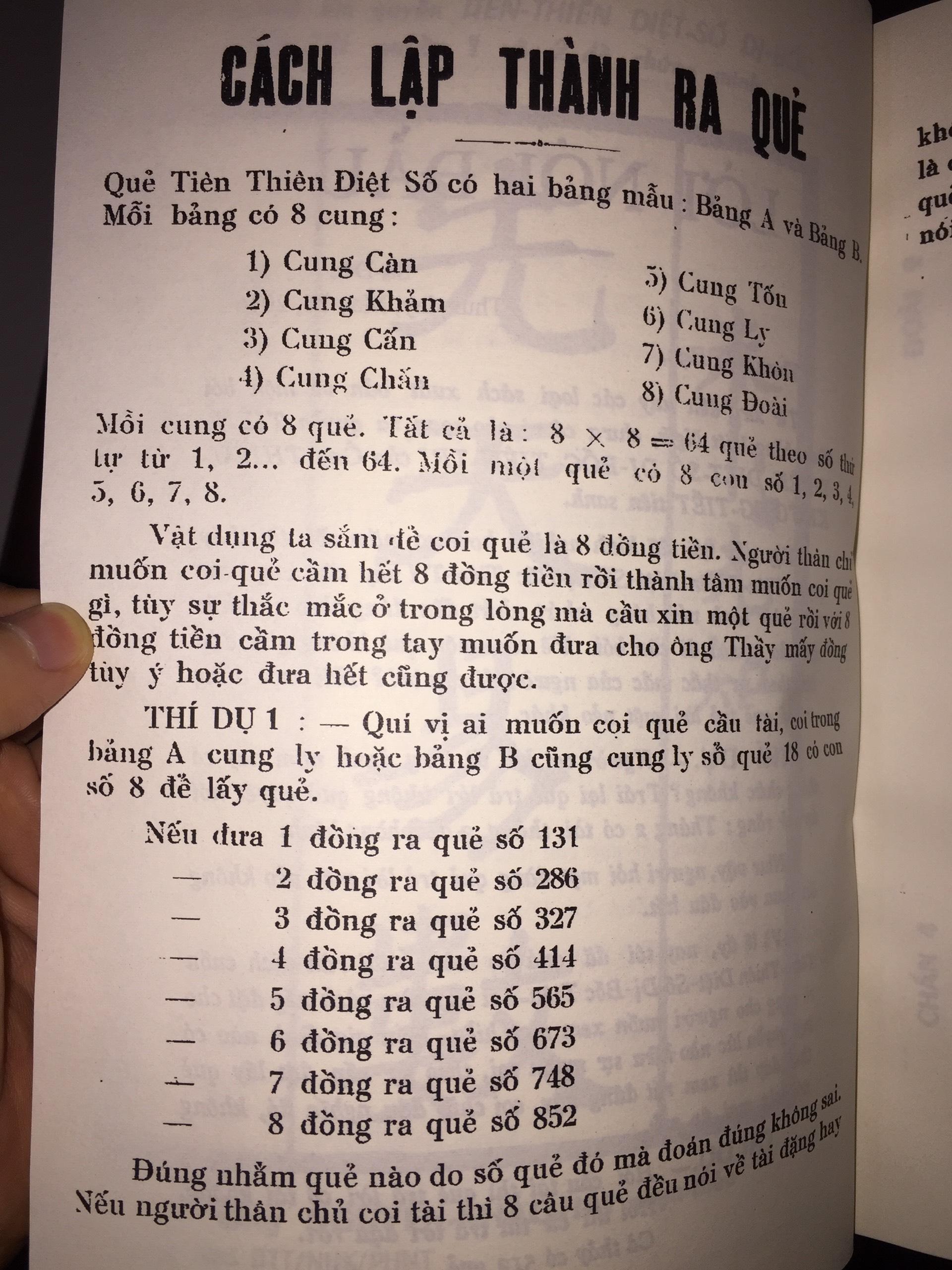 Sách Tiên Thiên Diệt Số Dị Bốc Tiên Tri