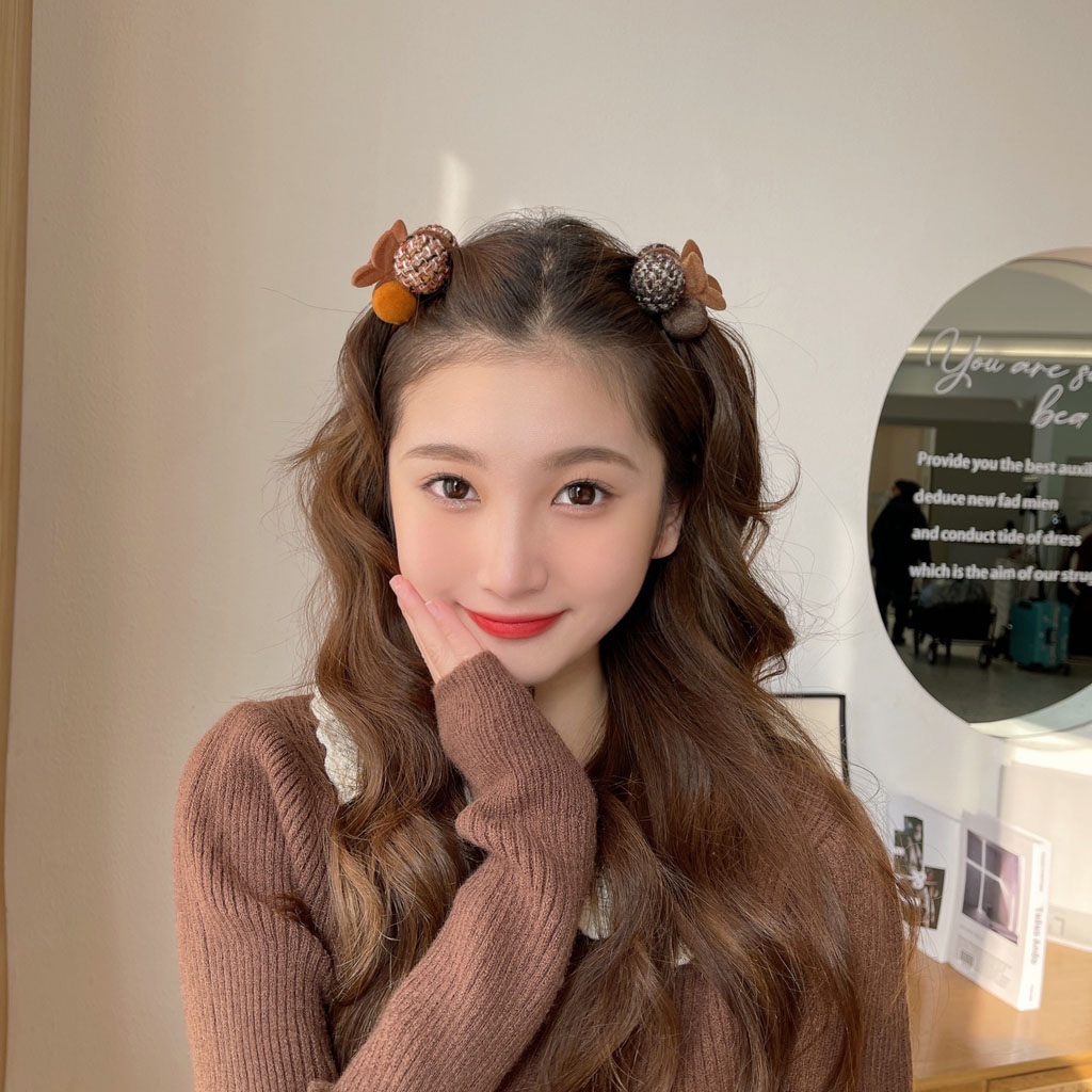 Kẹp tóc nhung mềm hình Ong dễ thương KT40