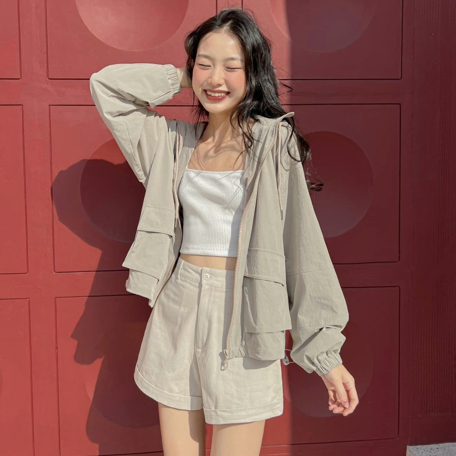KAKI SHORT - Quần short kaki có túi