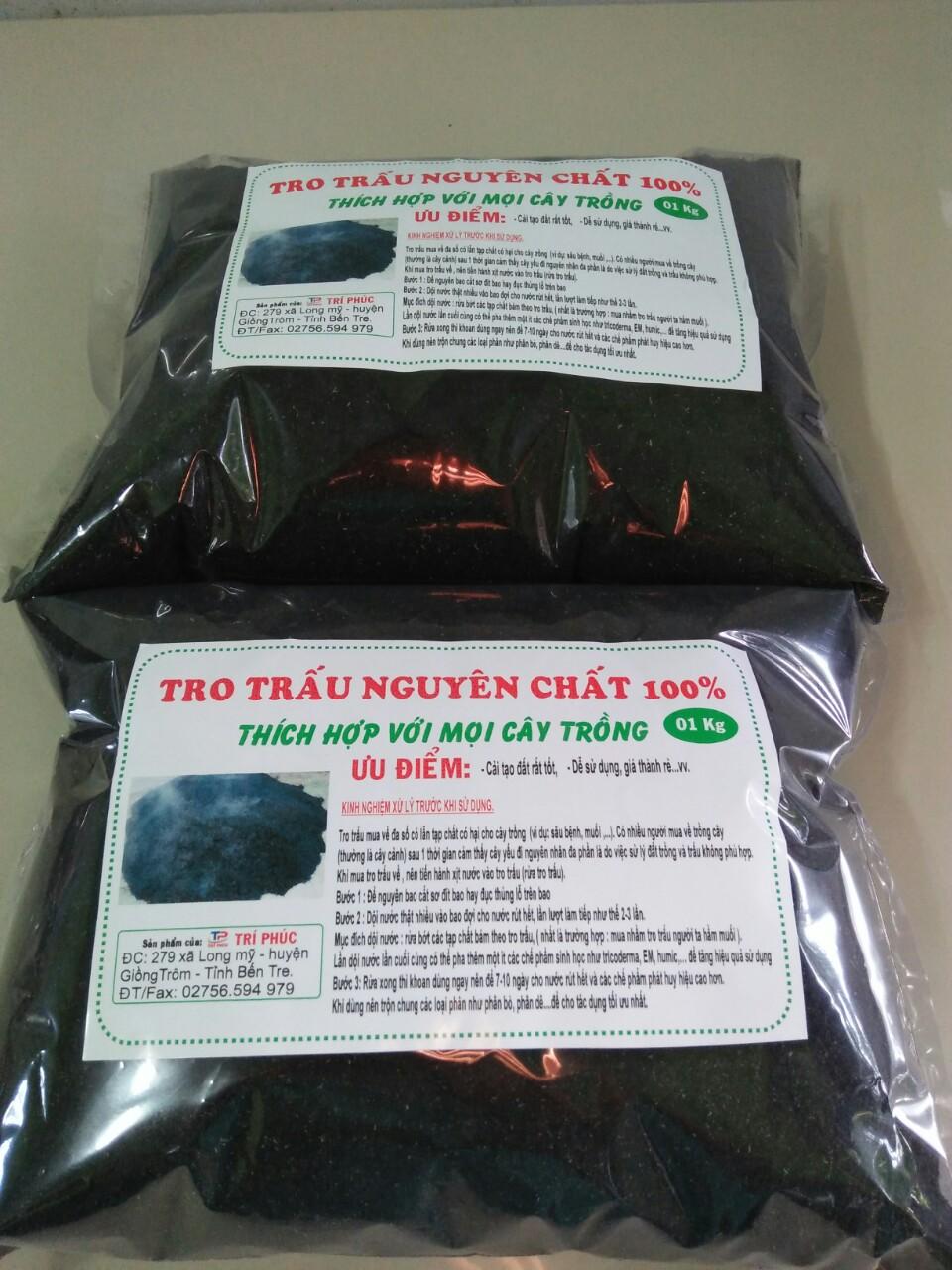 Combo 02 gói tro trấu ( mỗi gói 01kg)