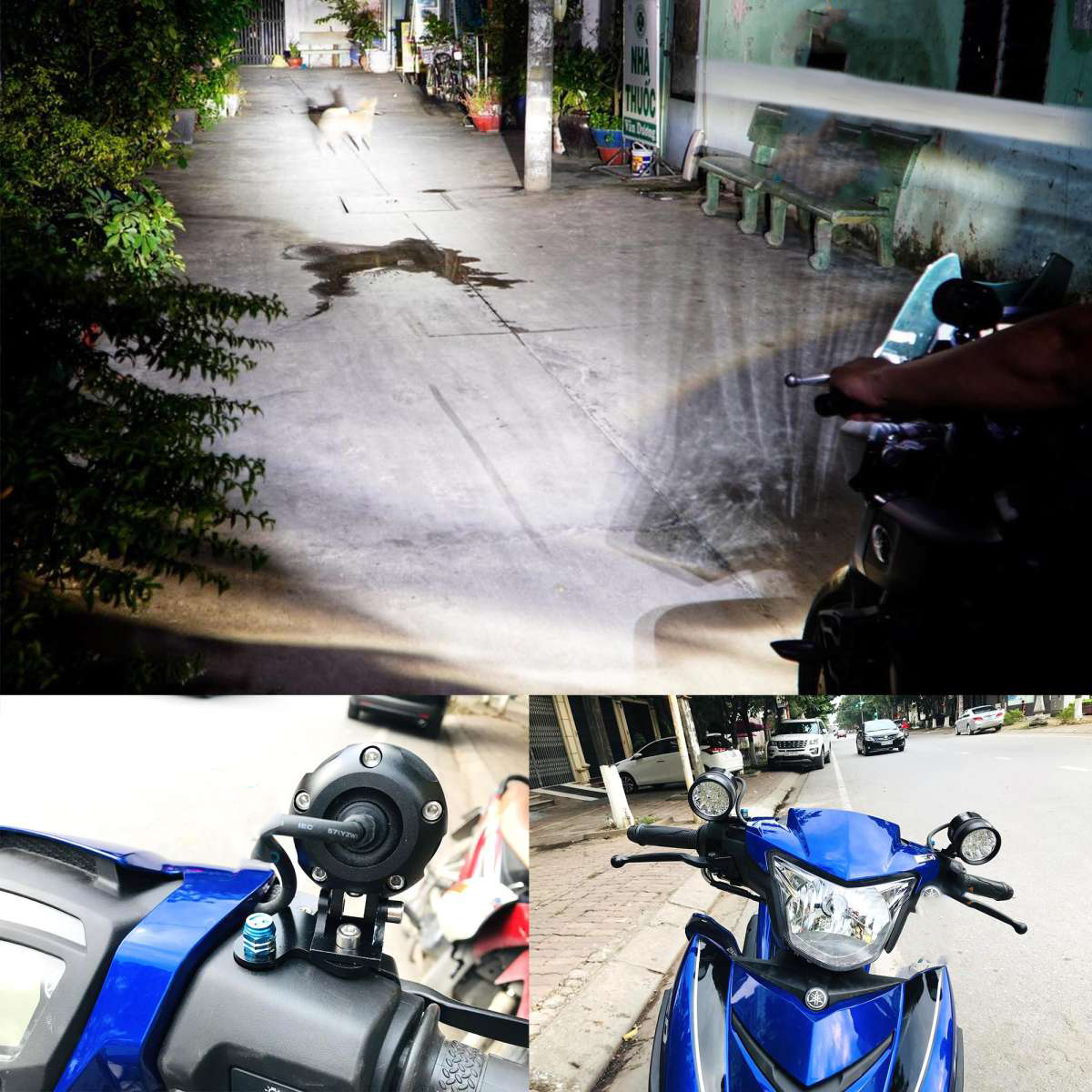 Đèn Trợ Sáng L9X SIÊU SÁNG 5 PHỤ KIỆN
