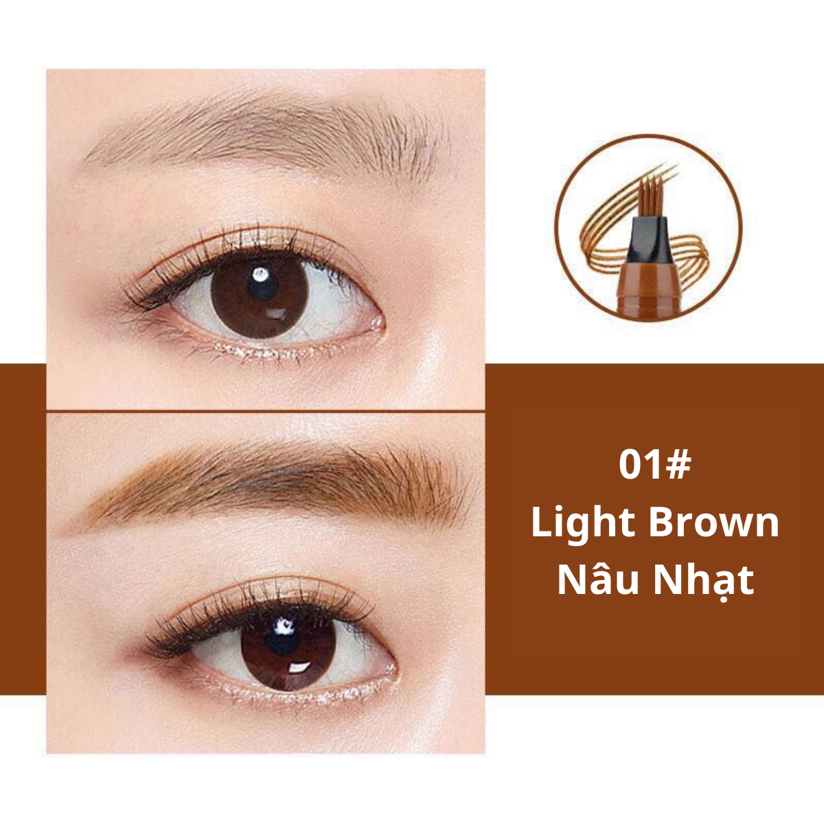Bút phẩy sợi kẻ mày 4d suake chì mày phẩy đẹp giúp mày đậm và nét đẹp hơn