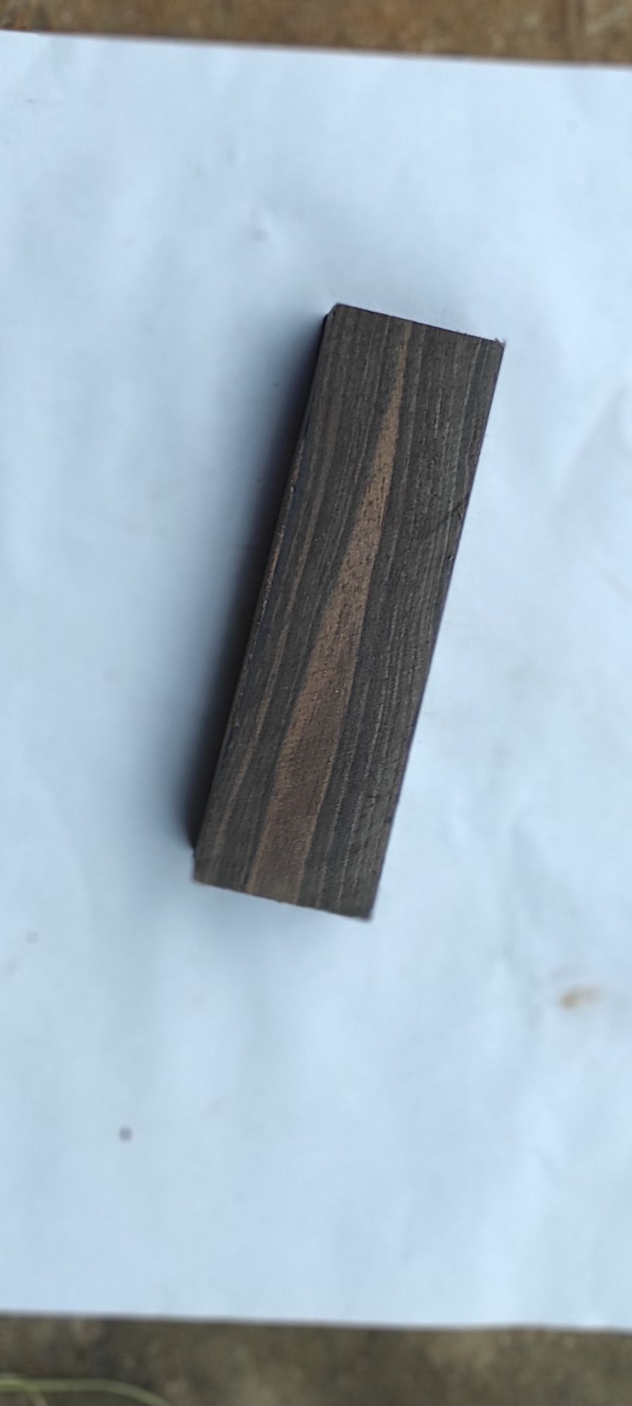 phôi gỗ mun kt 14x4x4cm