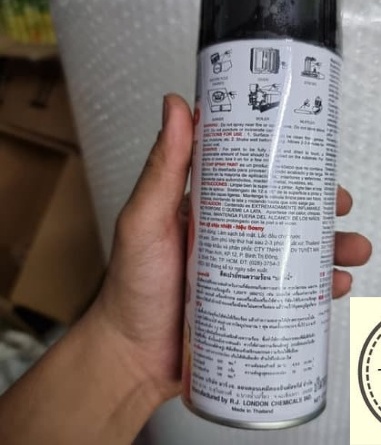 Sơn xịt chống cháy đen nhám Bosny 400cc