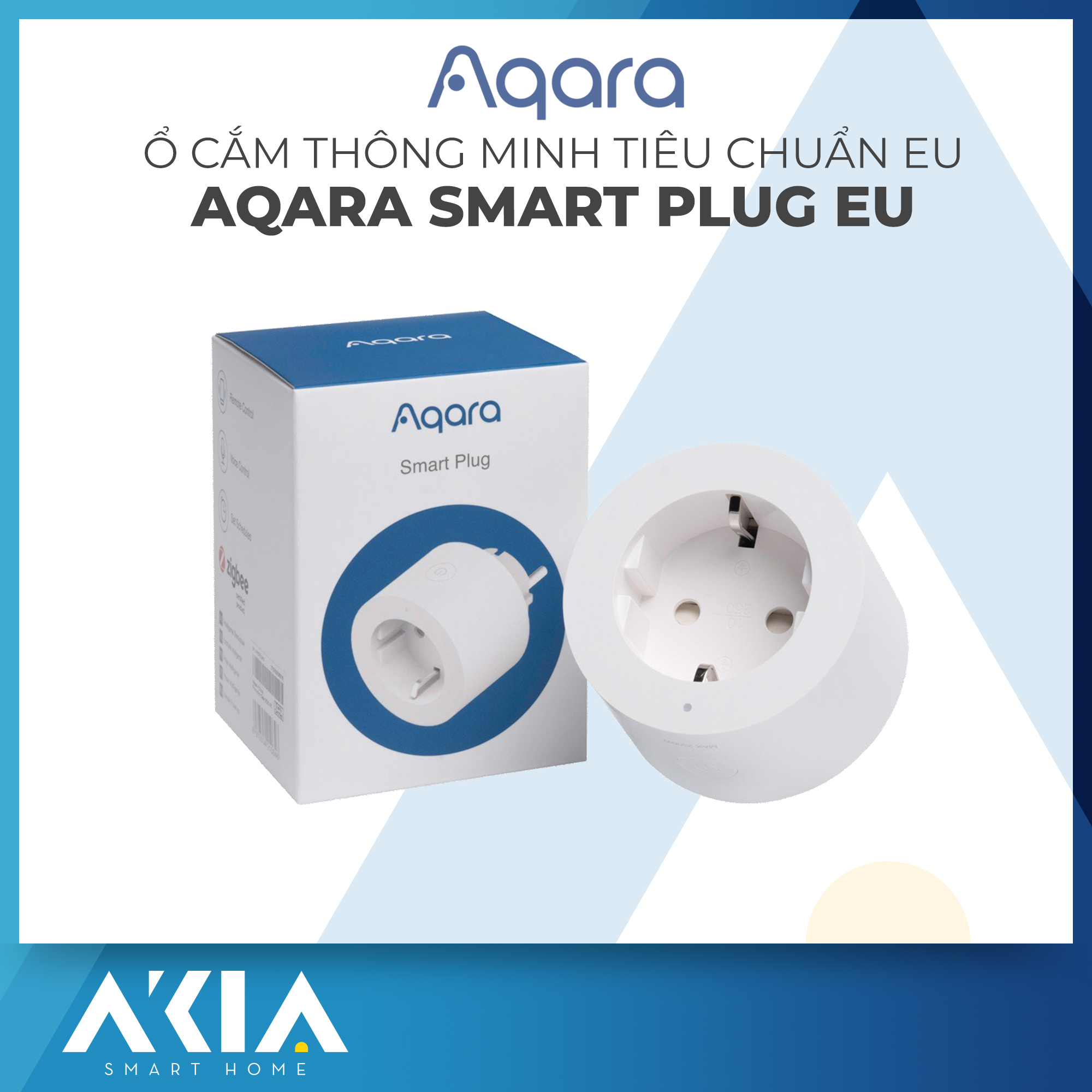 Ổ cắm điện thông minh tiêu chuẩn EU Aqara Smart Plug SP-EUC01