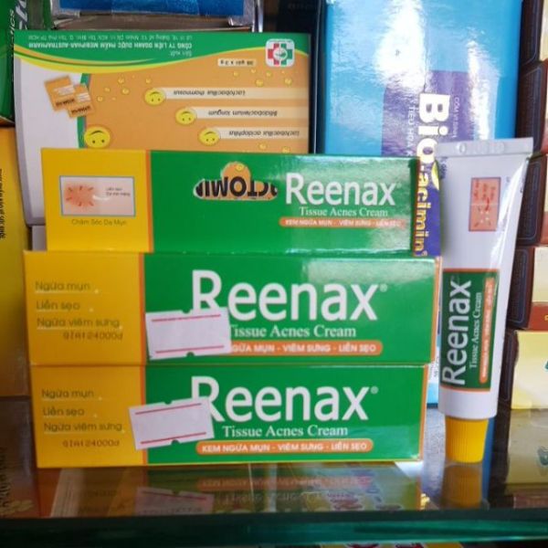 Reenax kem ngừa mụn , viêm sưng, liền sẹo tube 5gr giá rẻ