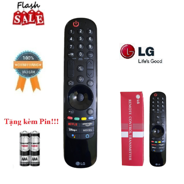 Bảng giá Remote Điều khiển tivi LG giọng nói 2021 MR21GA các dòng tivi LG 2017,2018,2019,2020,2021-Hàng mới chính hãng Fullbox LG