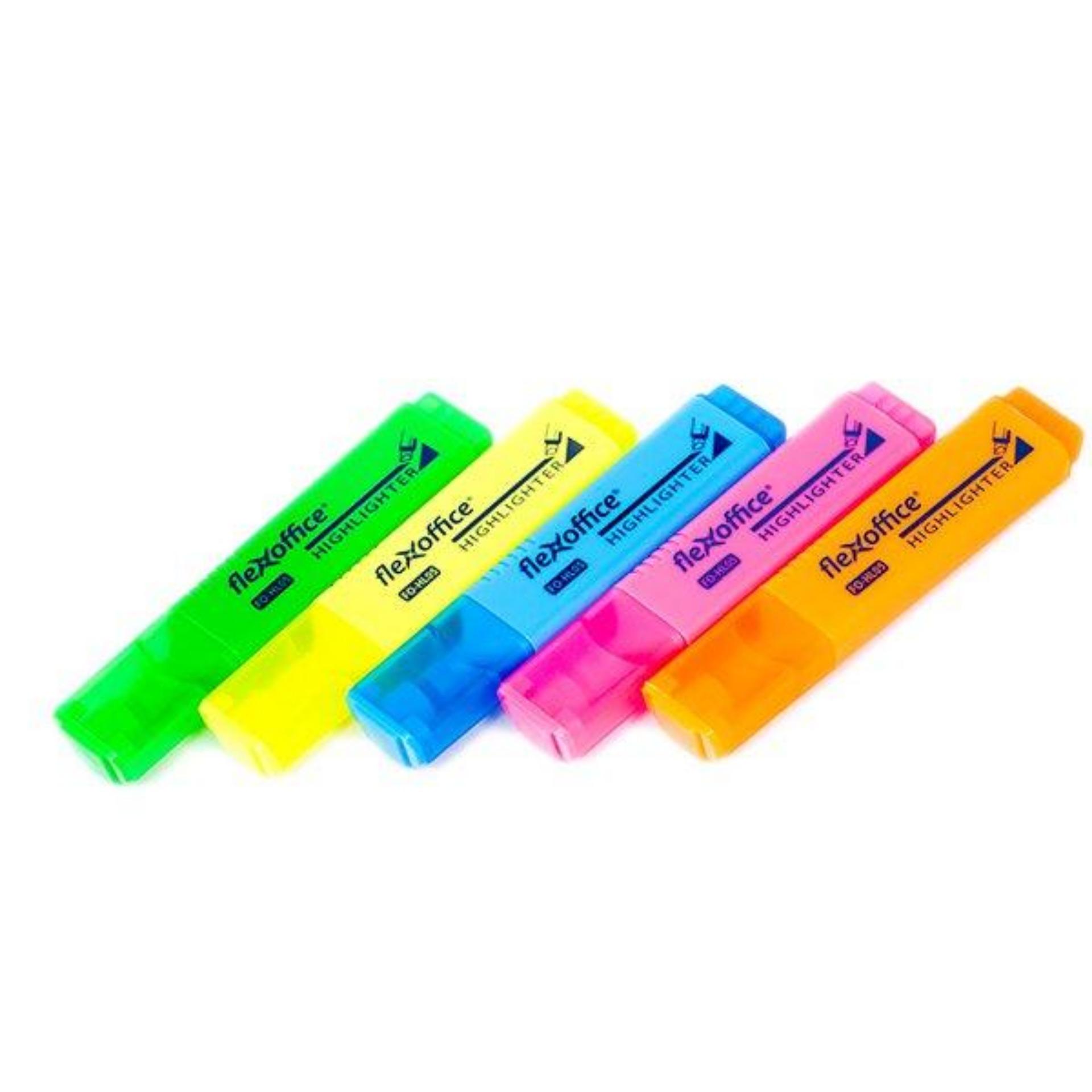 Combo 5 Bút dạ quang FlexOffice FO-HL05