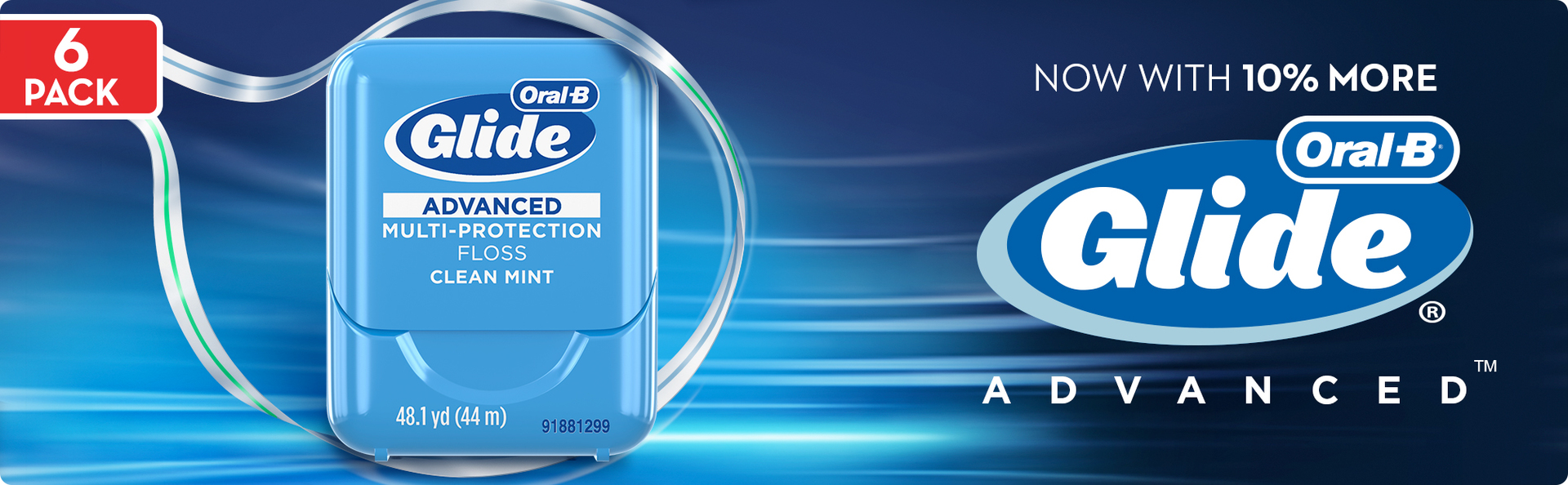 [HCM]Chỉ nha khoa Oral-B Glide Advanced Floss 44m