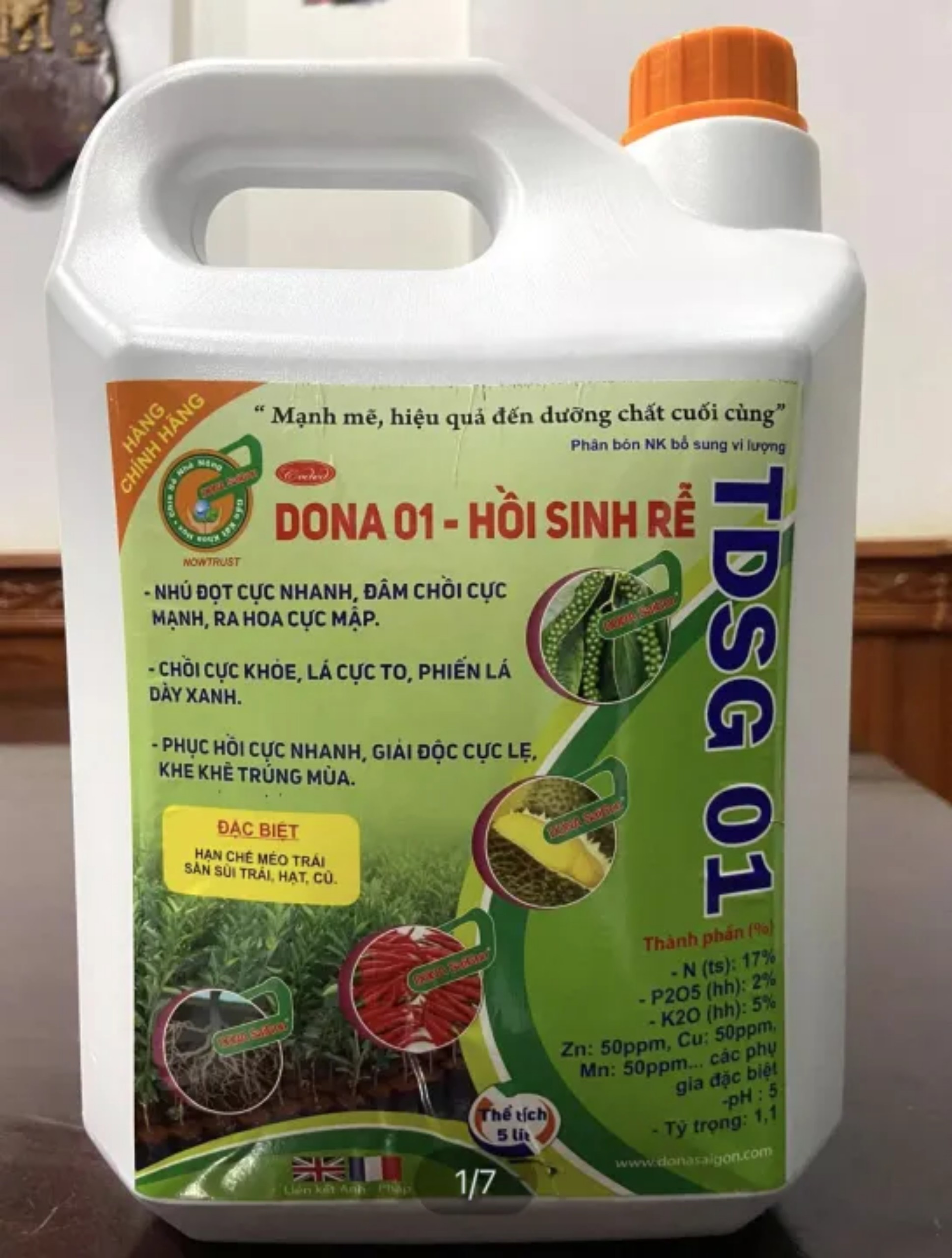 Dona1 fertilizer-root revitalizer (1L Bottle & can 5L)