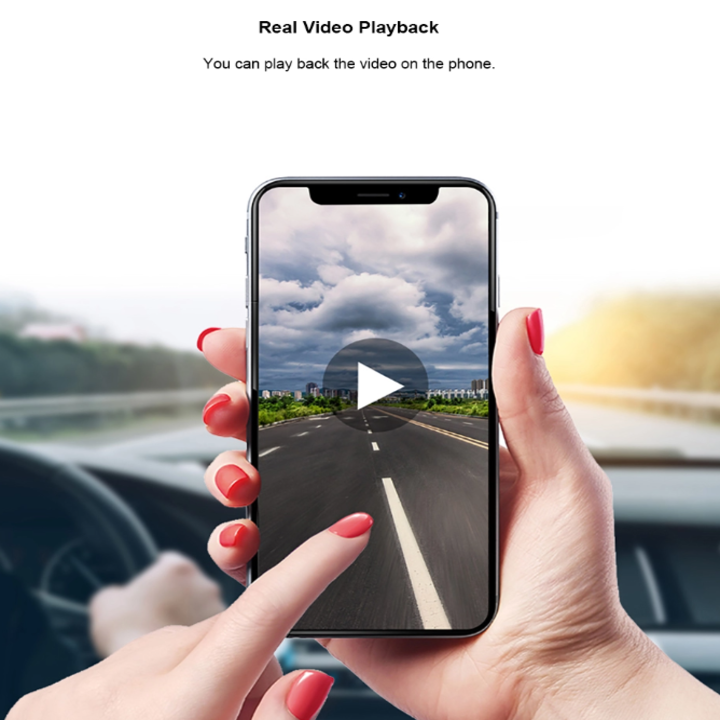 Camera hành trình trước và sau ô tô FullHD Whexune F8, 4G, Wifi, 3 inch - Hệ điều hành: Android 8.1 - HÀNG NHẬP KHẨU BẢO HÀNH 12 THÁNG