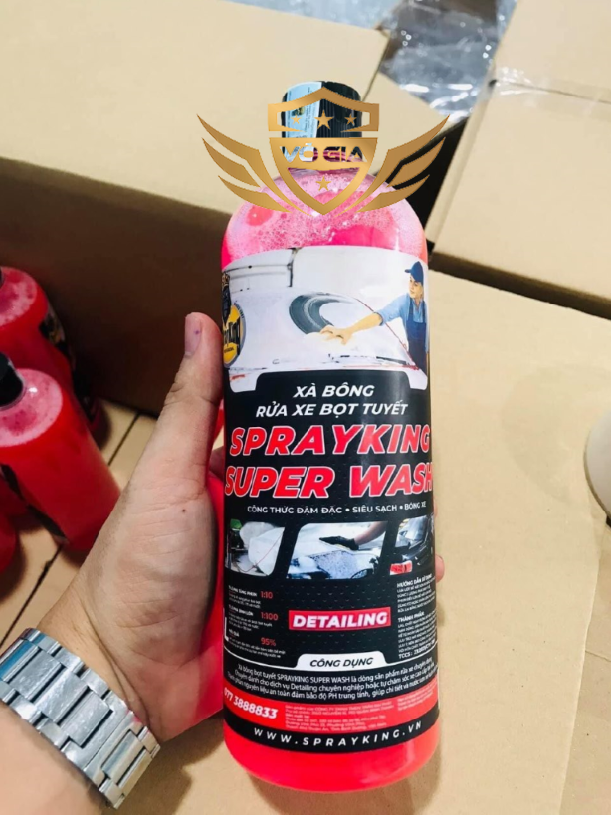 Nước rửa xe,xà bông Sprayking Super Wash 1L