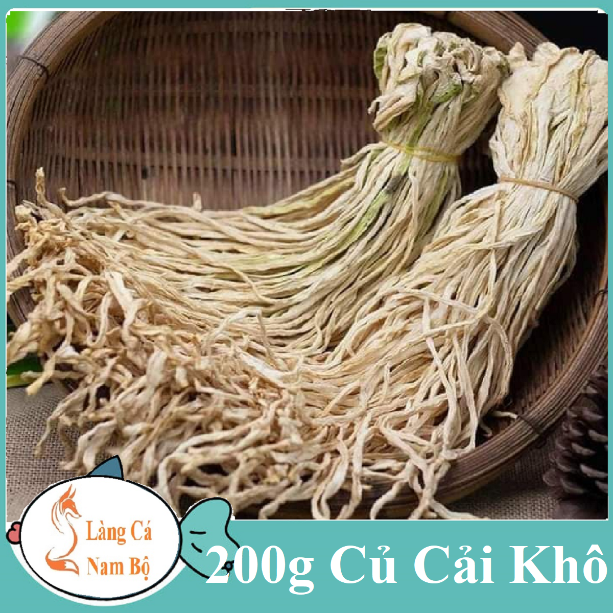 Củ cải khô loại 1 non giòn muối chua ngọt, xào, kho, củ cải sấy khô ngon, sạch cam kết chất lượng