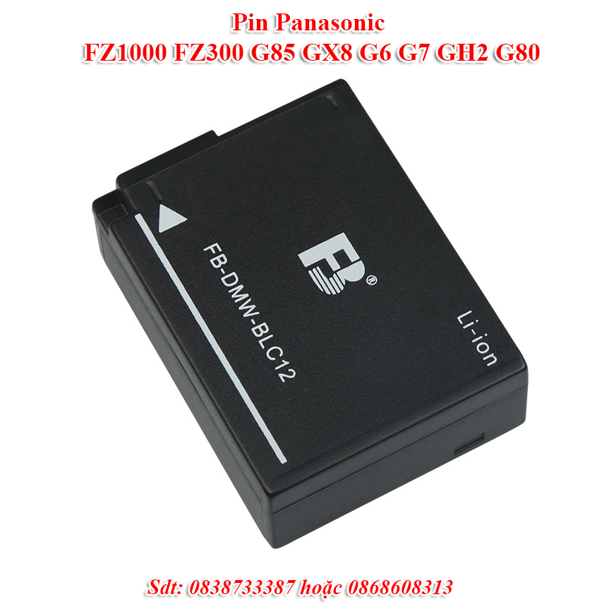 Pin blc12 - pin máy ảnh panasonic fz1000 fz300 g85 gx8 g6 g7 gh2 g80