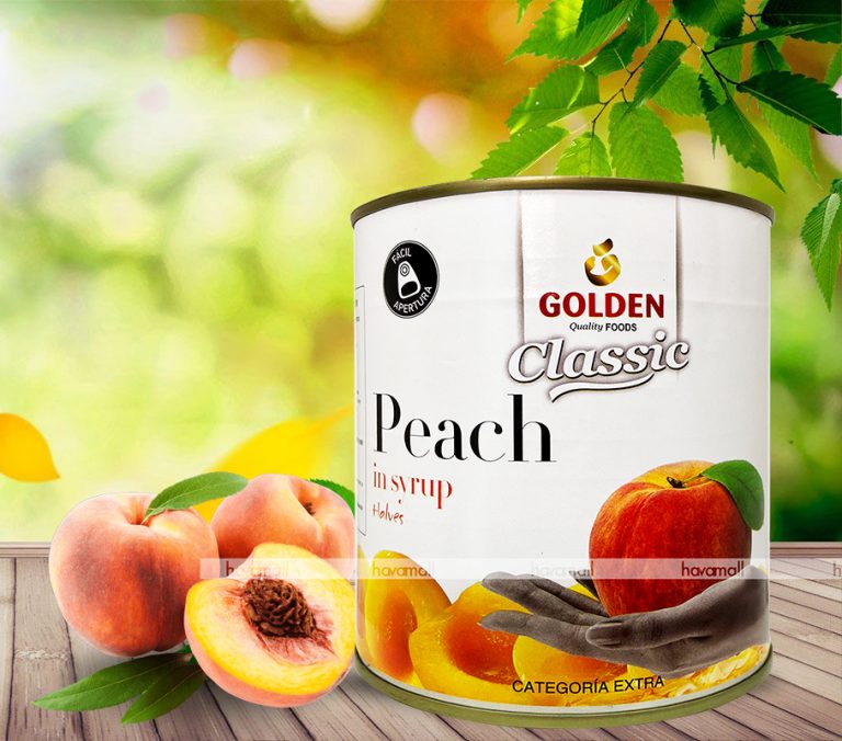 Sỉ - Thùng 6 Lon Đào Ngâm Đóng Lon Golden Classic