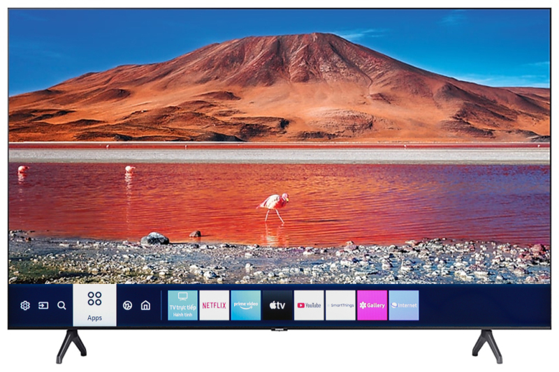 Bảng giá Smart Tivi Samsung 4K 65 inch UA65TU7000 Mới 2020 Kết nối không dây với điện thoại, máy tính bảng:Kết nối TapView, Chiếu màn hình Screen Mirroring Kết nối Bàn phím, chuột:Có thể kết nối