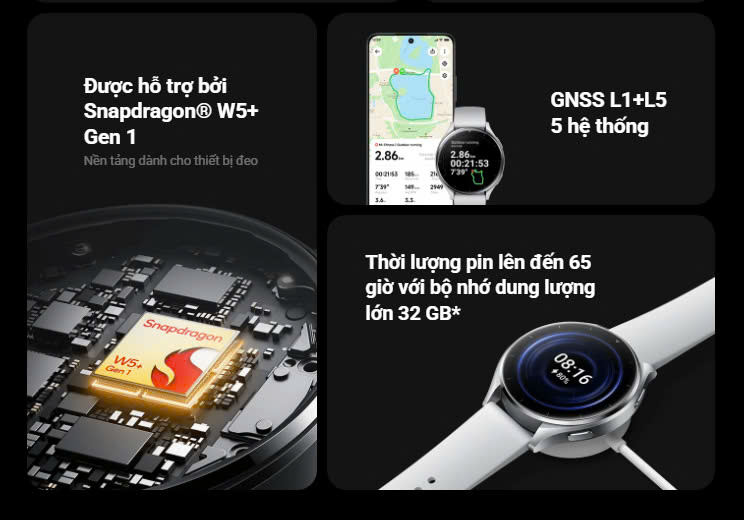 Đồng hồ thông minh Xiaomi Watch 2 | Màn hình AMOLED 1.43" |  12 Kênh theo dõi sức khỏe | HĐH WearOS | Wifi/BT/GPS/NFC
