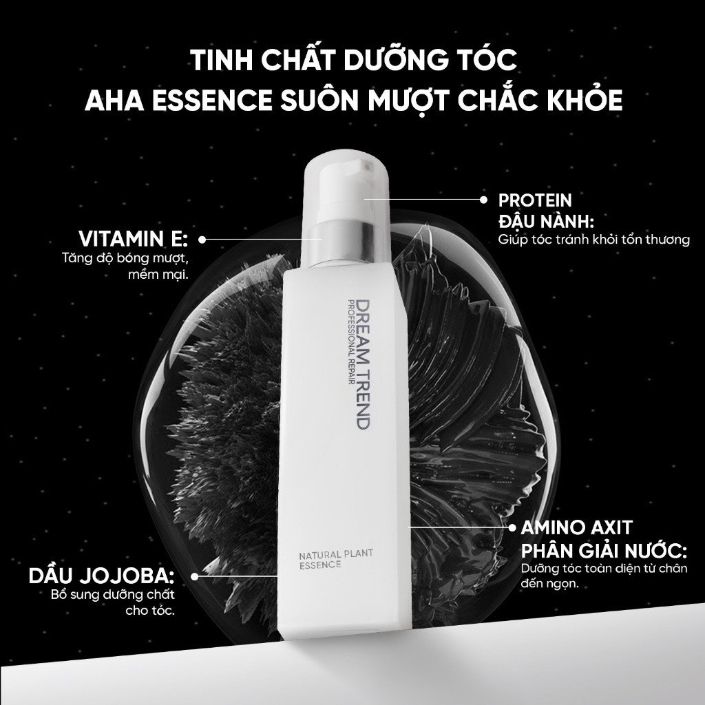 [ÁP MÃ + QUÀ] Tinh Chất Dưỡng Tóc AHA Essence DREAM TREND Suôn Mượt Chắc Khỏe 150ml