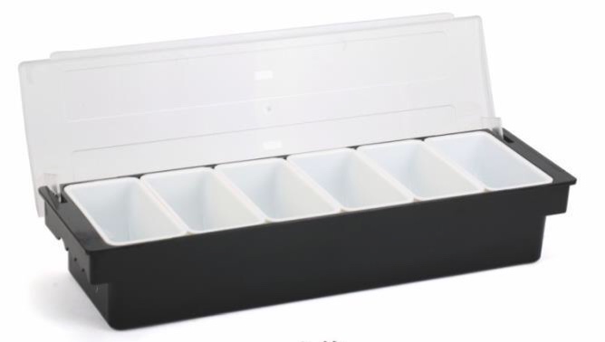 Khay Đựng Topping Nhựa Cao Cấp - 6 Ngăn