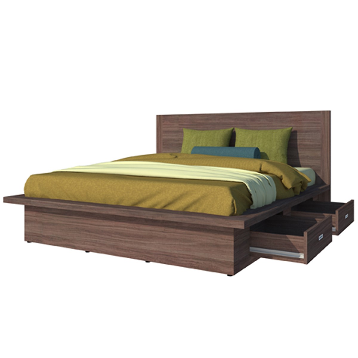 [ Freeship HCM ] [ Trả góp 0%] GIƯỜNG NGỦ GỖ CÔNG NGHIỆP HIỆN ĐẠI OHAHA - GC001