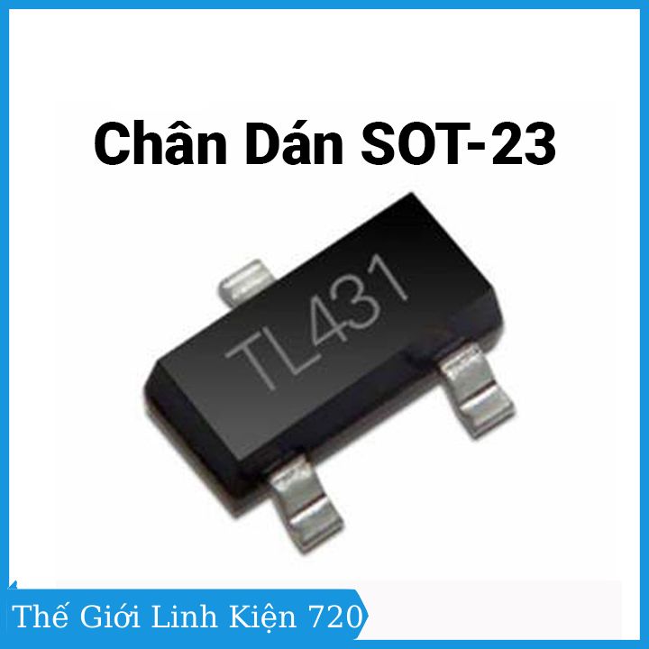 Bộ 5 Transistor TL431 SOT-23 điện áp 40V 0.1A