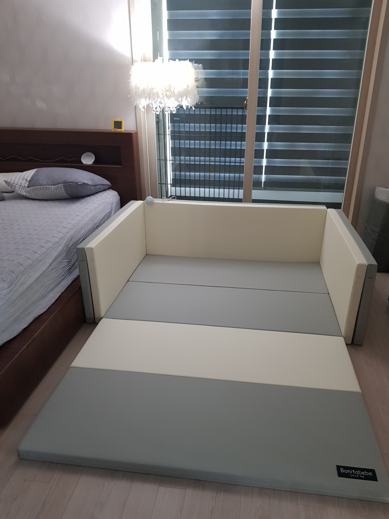 Giường Ngủ Cho Bé BonitaBeBe Bumper Bed Large 160*120*h50cm Đa Năng - Nhập Khẩu Chính Hãng HQ