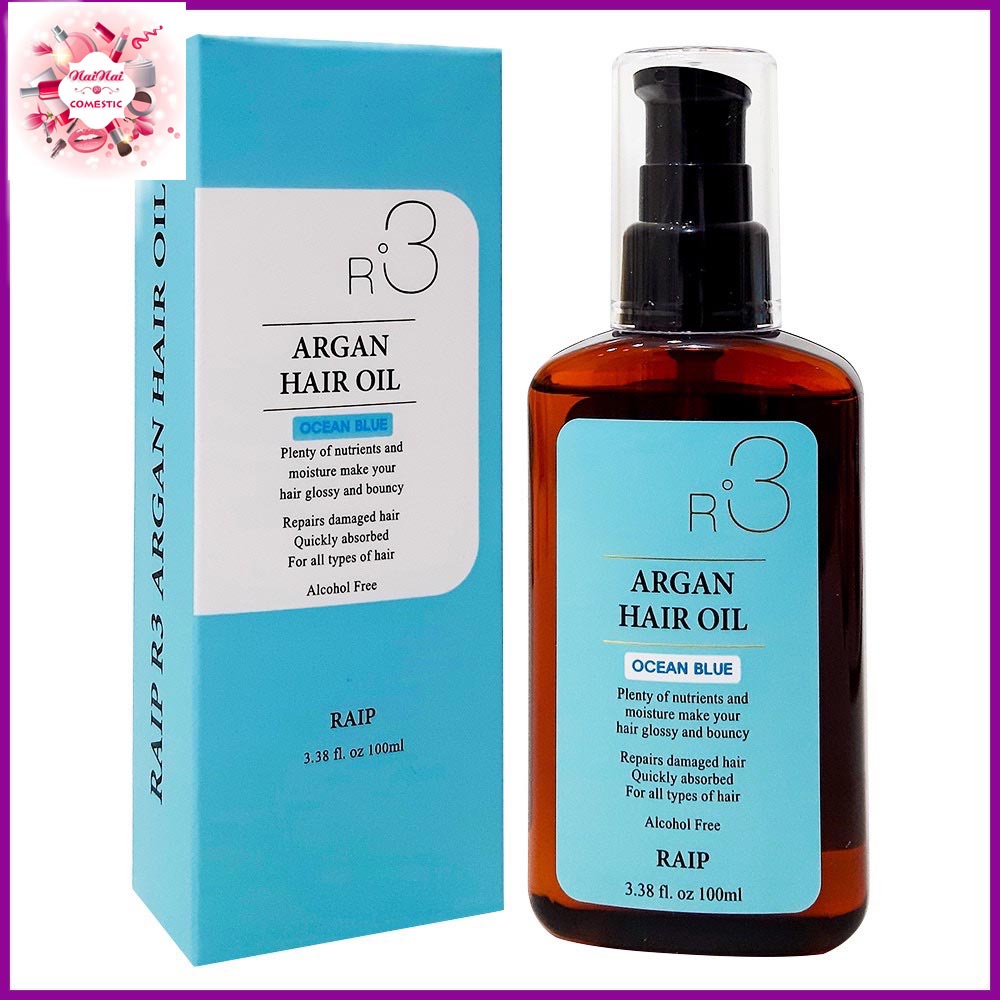 Dầu dưỡng tóc Argan oil Raip R3