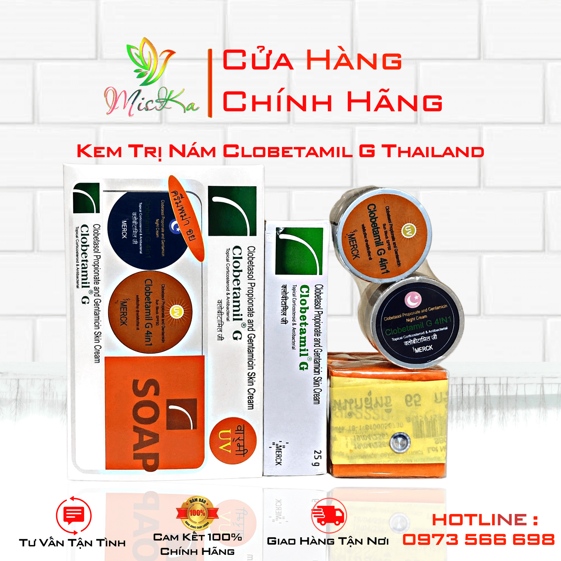 [CHÍNH HÃNG] Kem Nám Clobetamil G - Thái Lan