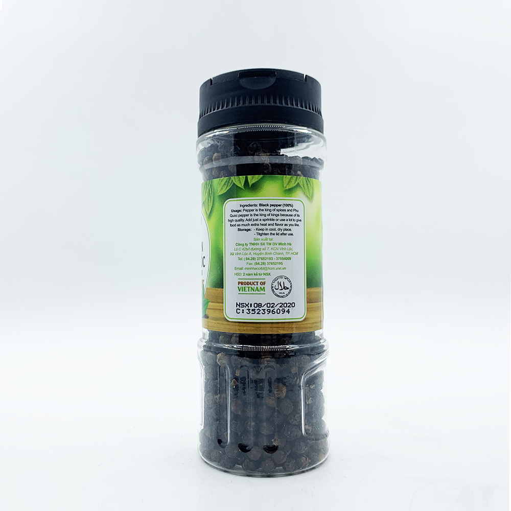 Tiêu đen Phú Quốc nguyên hạt 100 gram