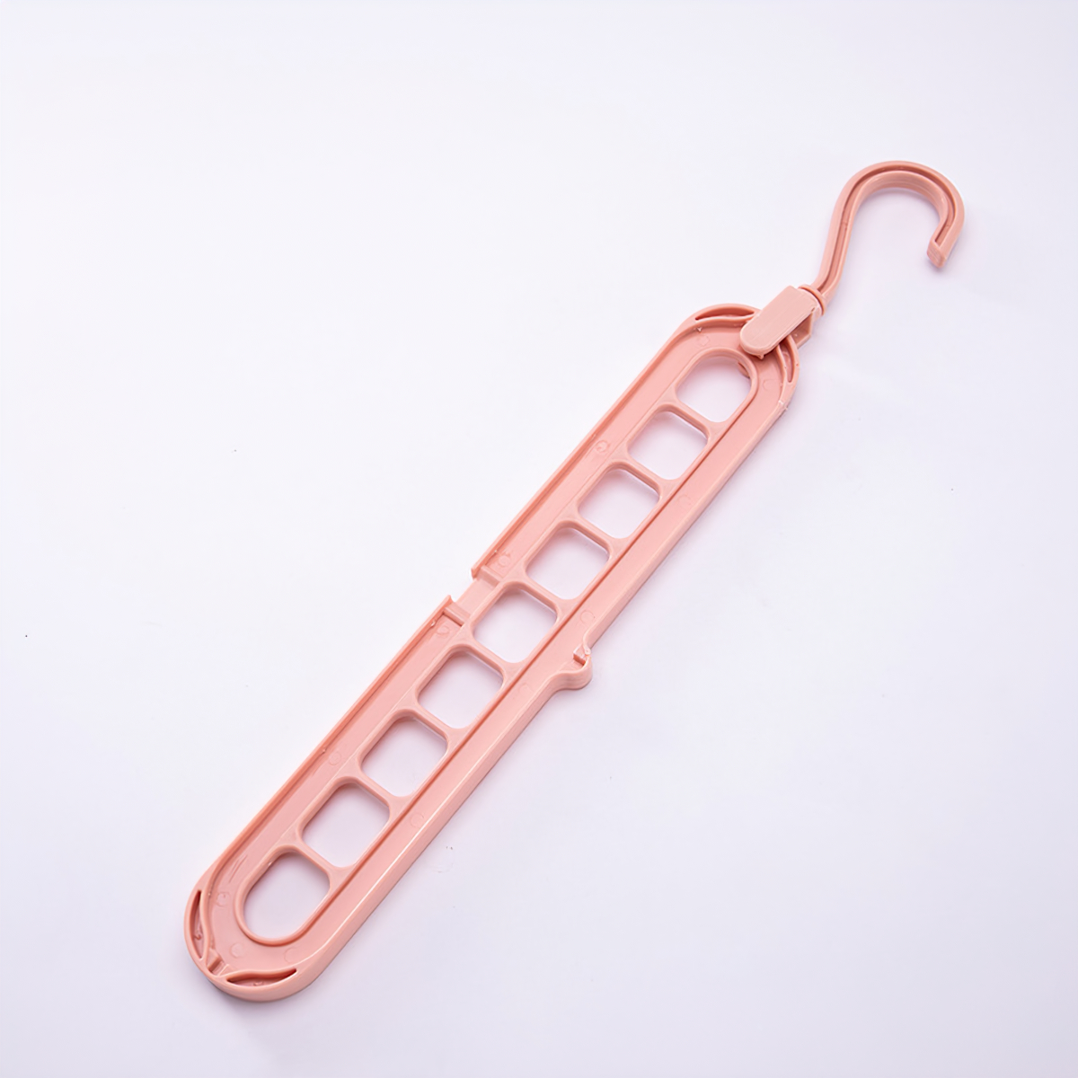 9-Hole Multi-Purpose Hanger, Space-Saving Hanging Bar