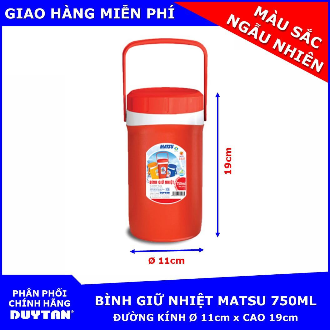 Bình giữ nhiệt cao cấp MATSU Duy Tân 750ml ( Màu sắc ngẫu nhiên )