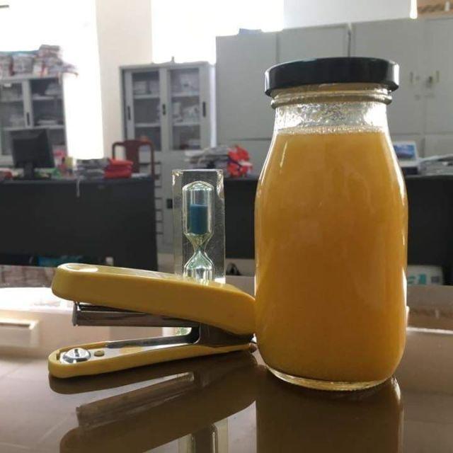 Chai thủy tinh 200ml nắp thiếc đen