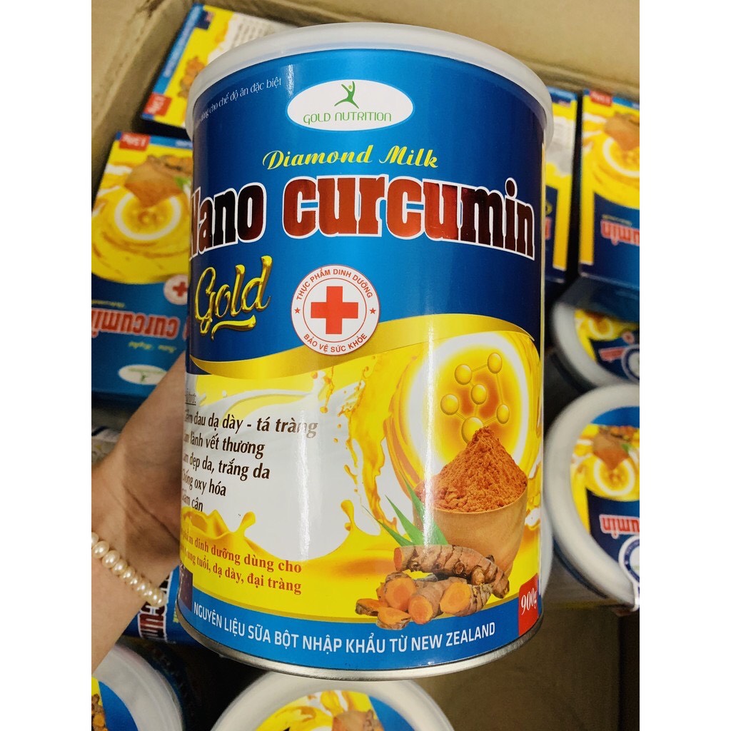 [Combo 2H 900gr] Sữa nghệ nano curcumin gold diamond milk
