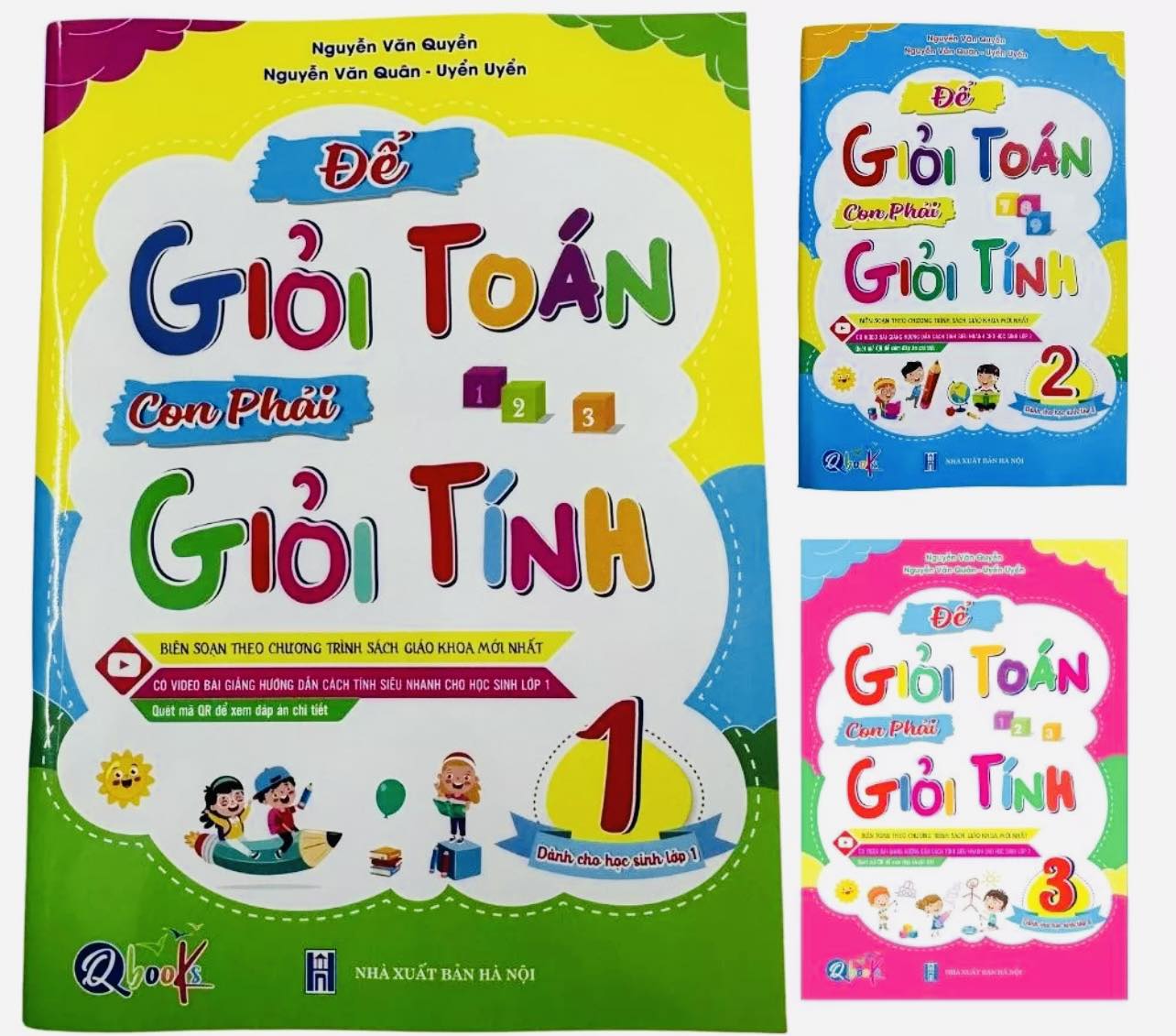 Combo Sách Để giỏi toán con phải giỏi tinh tập 1,2,3