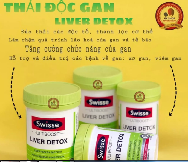 Swisse Liver Detox của úc