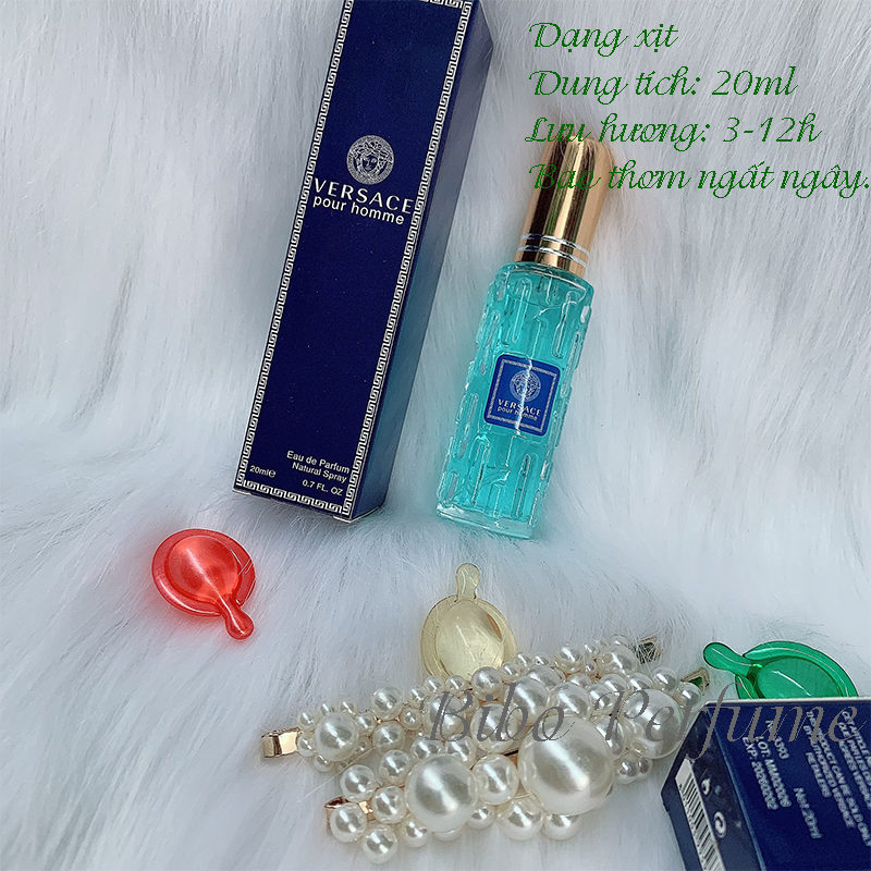 [HCM]NƯỚC HOA NAM MINI 20ML VESACE POUR HOME LƯU 3-12H
