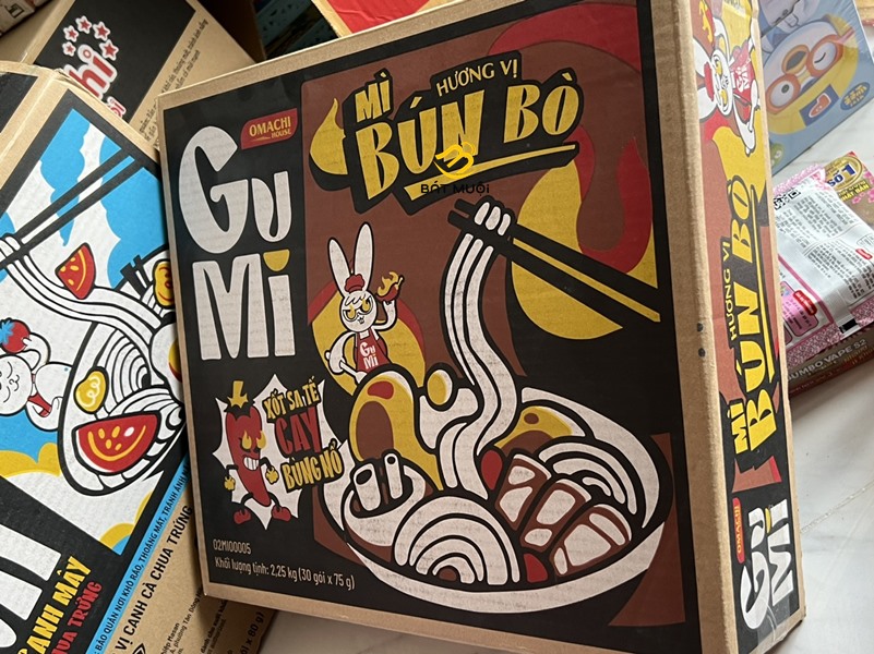 Mì gói GUMI (OMACHI HOUSE) vị bún bò gói 75g - BAT MUOI