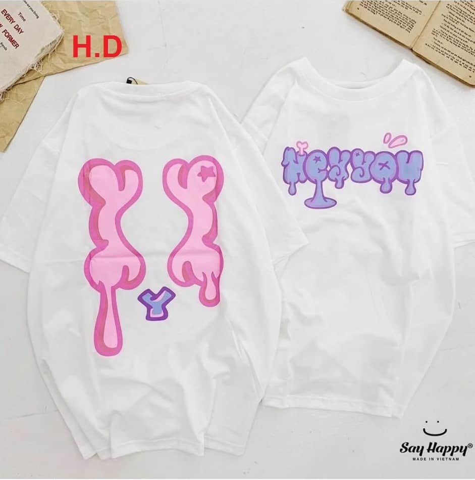 [ HÀNG HOT ] Áo heyyou in 2 măt