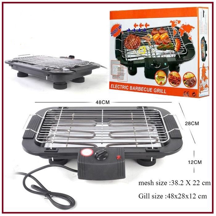 Bếp nướng điện electric không khói chống giật - bếp nướng điện ko khói với chất liệu inox ko gỉ - bảo vệ sức khoẻ khi sử dụng