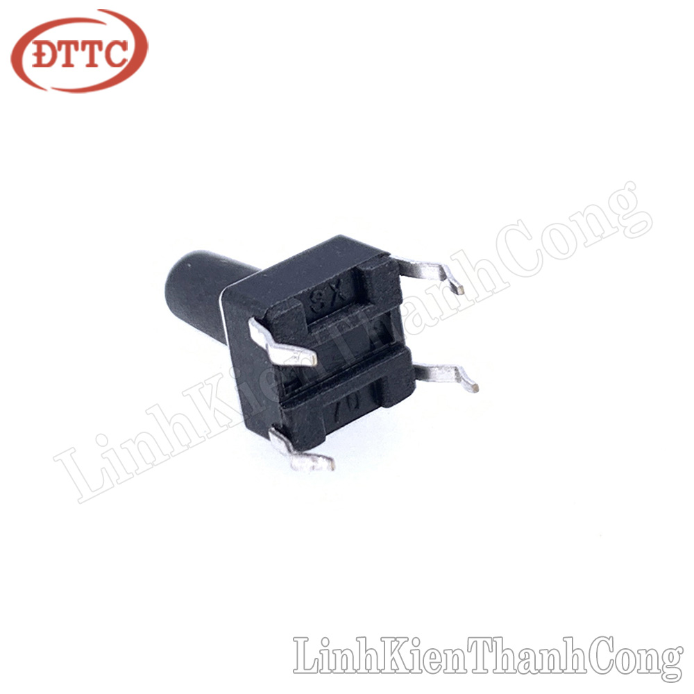 Bộ 5 Chiếc Nút Nhấn 4 Chân 6x6x10mm DIP