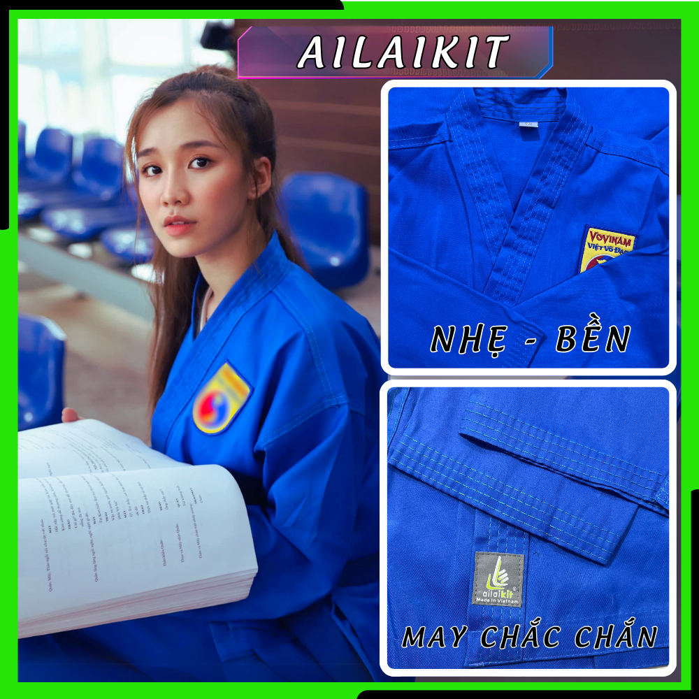 [HCM]{Võ Phục Vovinam Phong Trào Gía rẻ}  Võ phục cho người mới học dành cho người lớn và trẻ em Ailaikit