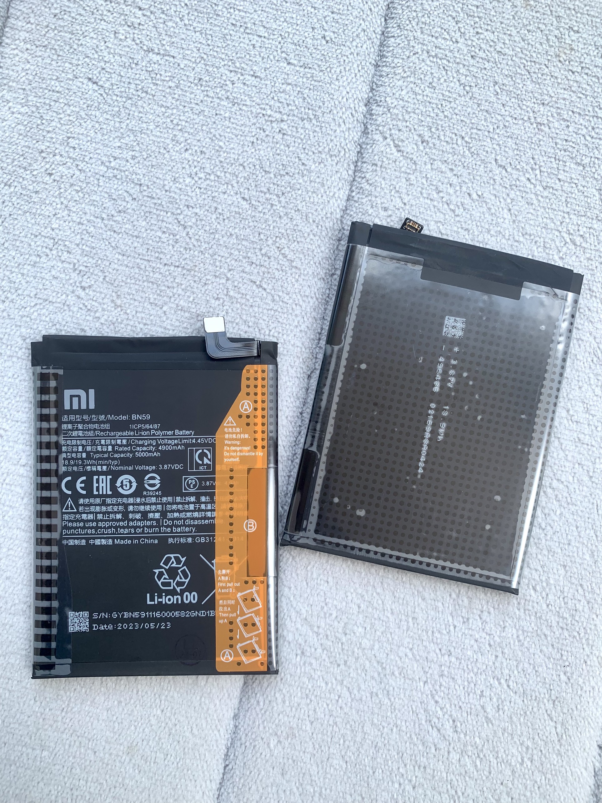 Pin điện thoại Xiaomi Redmi Note 10 / Note 10S (BN59) mới