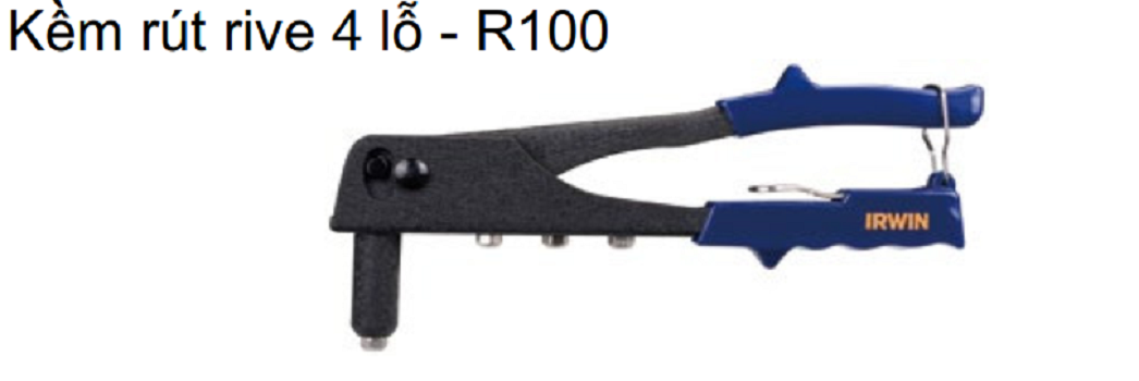 1 x Kềm rút rive 4 lỗ - R100 Irwin 1886980