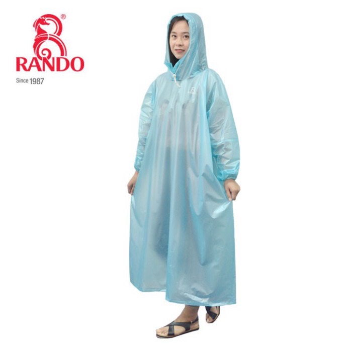 Áo Mưa trùm đầu 1 người bít sườn